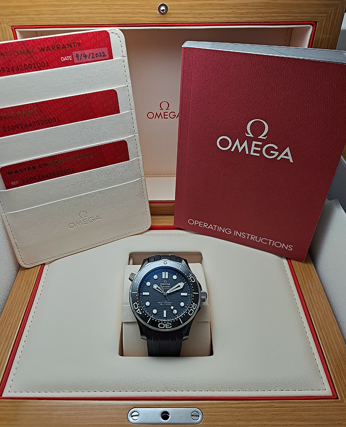 Omega Seamaster Professional Diver 300M Ceramic Wristwatch Ref. 210.92.44.20.01.001